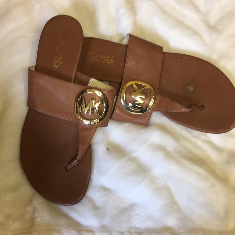 Michael KORS brown leather sandals